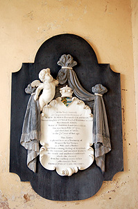 Memorial to Mary Jemima Baroness Grantham August 2011